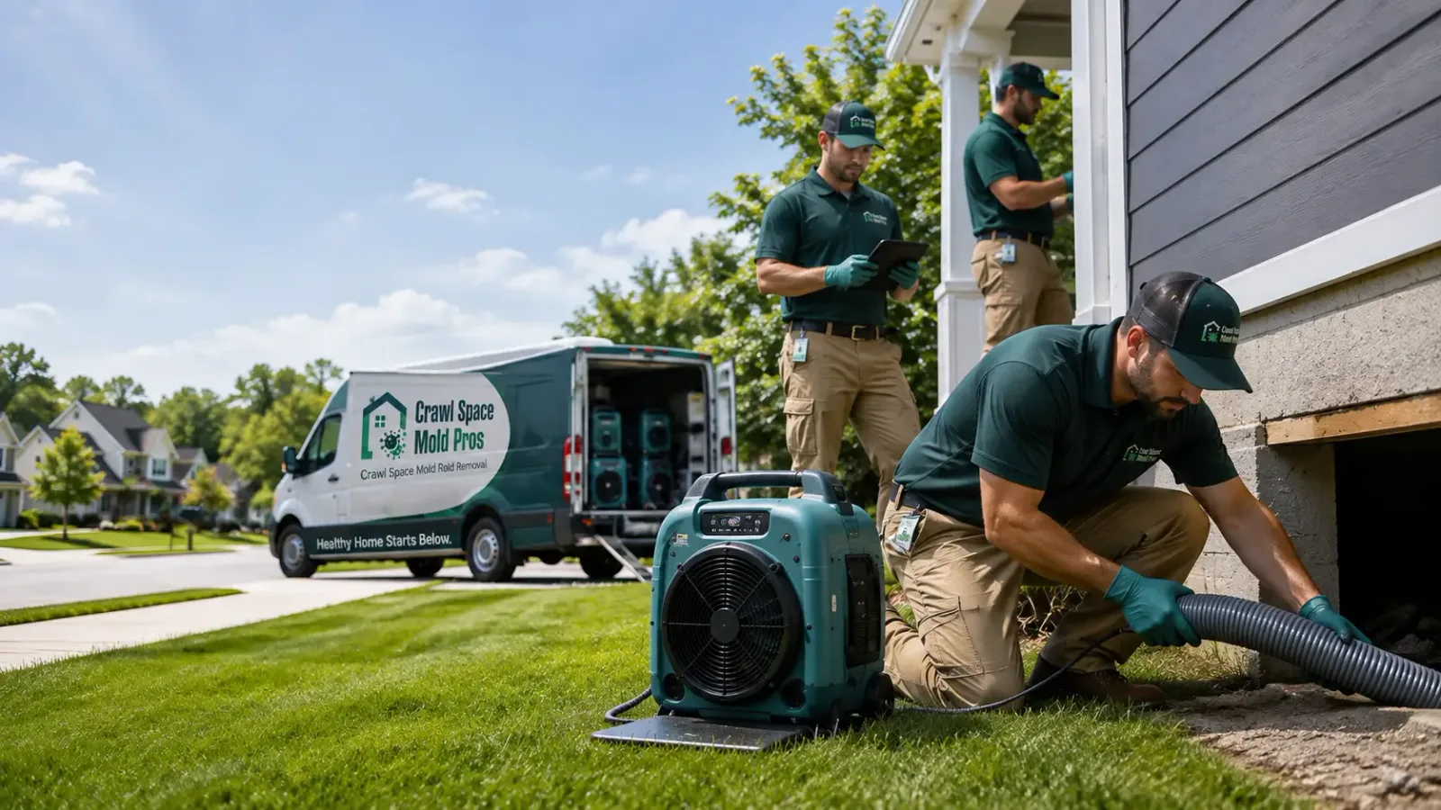 Crawl Space Mold Removal in Osburn, ID
